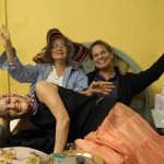 With Drew and Jess on “Grey Gardens” set