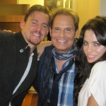 with Jenna and Channing Tatum - “The Vow” set
