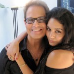 Rehearsing with Vanessa Hudgens for “RENT”